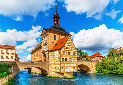 City Hall in Bamberg - Shipping Car from USA to Germany