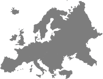 Europe Map of Europe showing heavy machinery shipping destinations