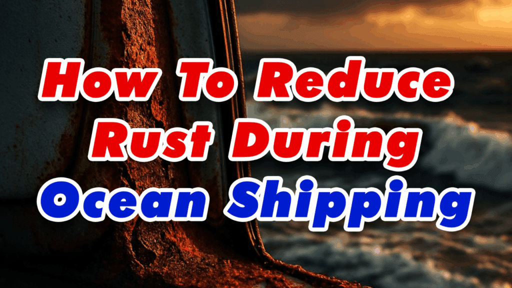 How To Reduce Rust During Ocean Shipping