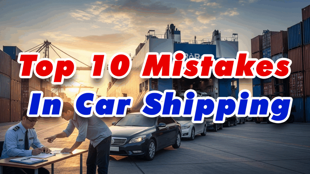 Top 10 Mistakes First-Time Shippers Make When Exporting Cars Internationally